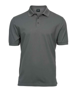 T1405 PWG FRONT - Tee Jays Luxury Stretch Pique Polo Shirt