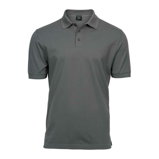 T1405 PWG FRONT - Tee Jays Luxury Stretch Pique Polo Shirt