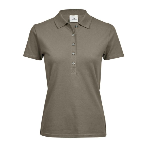 T145 CLY FRONT - Tee Jays Luxury Stretch Polo Shirt - Ladies
