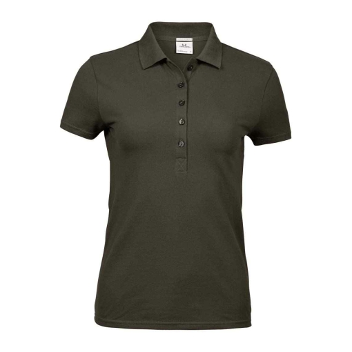 T145 DLV FRONT - Tee Jays Luxury Stretch Polo Shirt - Ladies