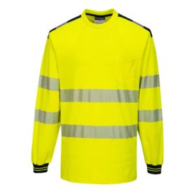 Portwest Lightweight Hi-Vis Long Sleeve T-Shirt