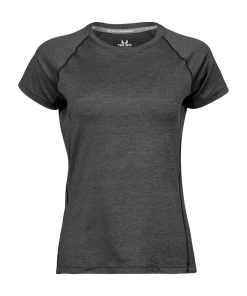 T7021 BKML FRONT - Tee Jays Cool Dry T-Shirt - Ladies