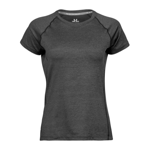 T7021 BKML FRONT - Tee Jays Cool Dry T-Shirt - Ladies
