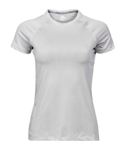 T7021 WHI FRONT - Tee Jays Cool Dry T-Shirt - Ladies