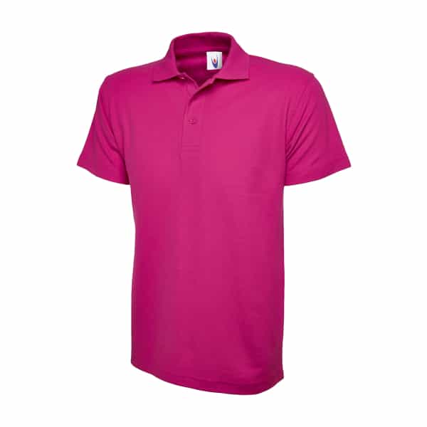 UC101 HOT PINK - Uneek Classic Polo shirt -Unisex Fit
