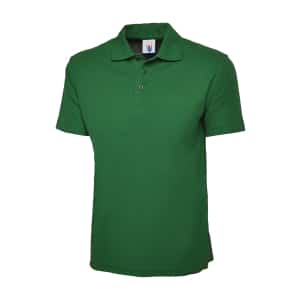 UC101 KELLY GREEN - Uneek Classic Polo shirt -Unisex Fit
