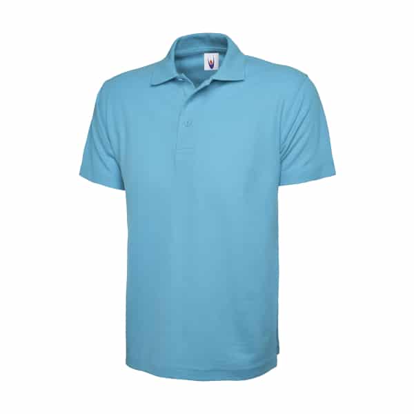 UC101 SKY BLUE - Uneek Classic Polo shirt -Unisex Fit