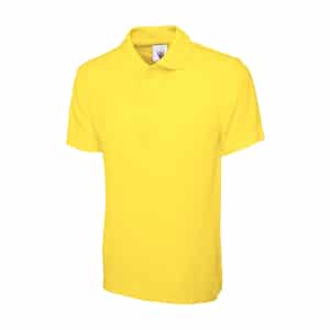 UC101 YELLOW - Uneek Classic Polo shirt -Unisex Fit
