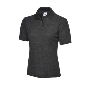 UC106 CHARCOAL - Uneek Polo shirt - Ladies Fit