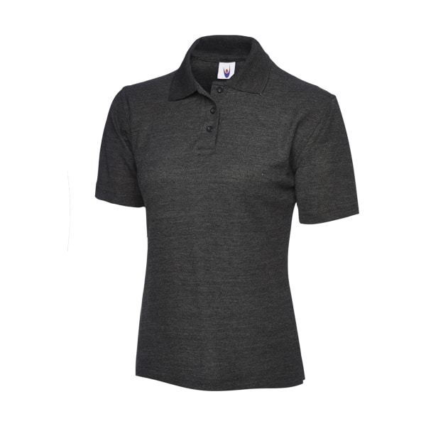 UC106 CHARCOAL - Uneek Polo shirt - Ladies Fit