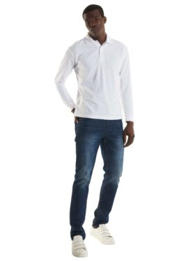 Uneek Long Sleeve Polo Shirt