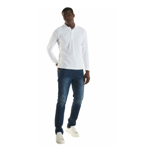 UC113 M H scaled - Uneek Long Sleeve Polo Shirt