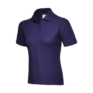 UC115 Purple - Uneek Ladies Ultra Cotton Polo Shirt