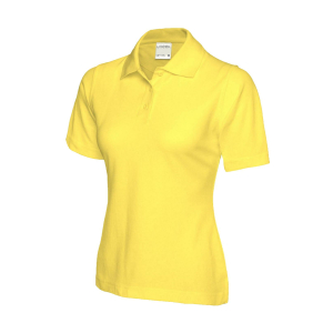 UC115 Yellow - Uneek Ladies Ultra Cotton Polo Shirt