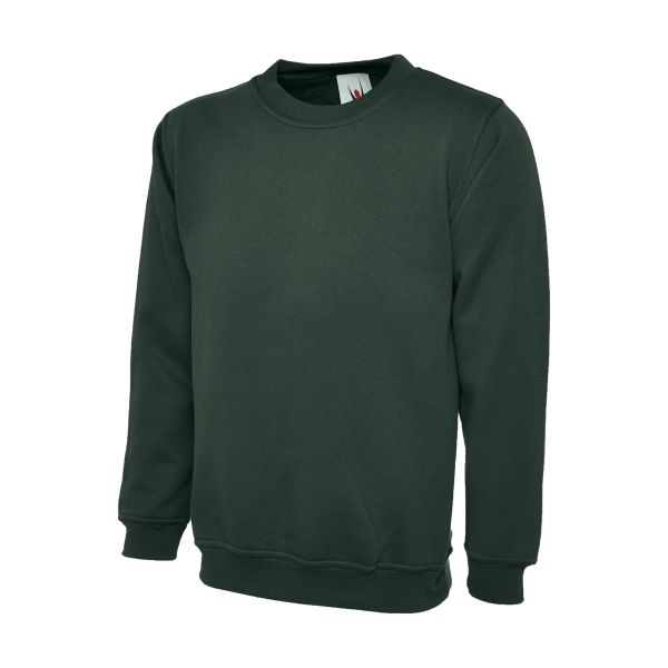 UC201 Bottle Green - Uneek Premium Sweatshirt