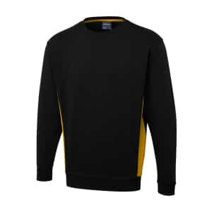 UC217 BLACK YELLOW - The different outer layers of workwear explained