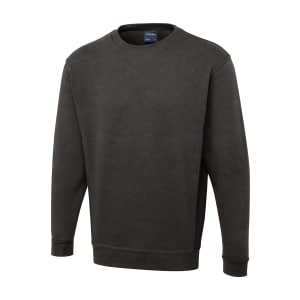 UC217 CHARCOAL BLACK - Uneek Two Tone Sweatshirt
