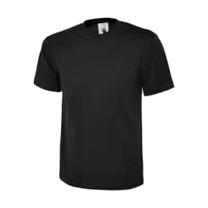 UC301 BLACK - Uneek Classic T-shirt - Unisex Fit