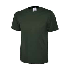 UC301 BOTTLE GREEN - Uneek Classic T-shirt - Unisex Fit