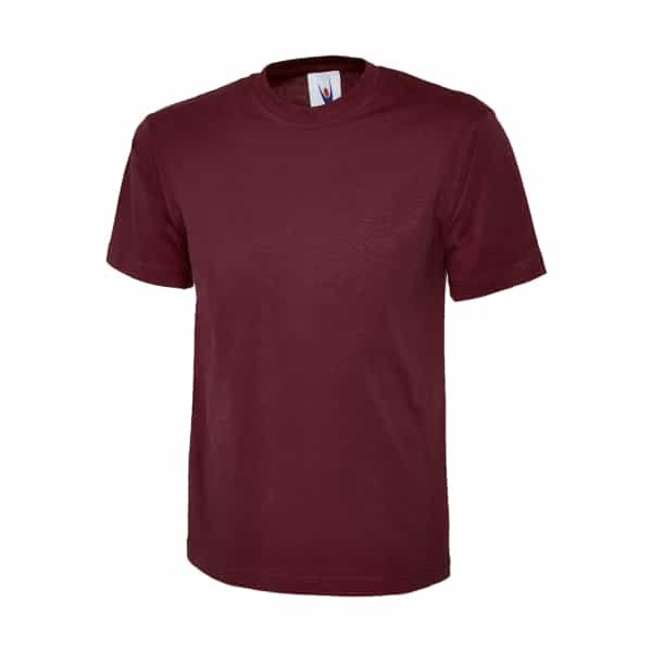UC301 MAROON - Uneek Classic T-shirt - Unisex Fit