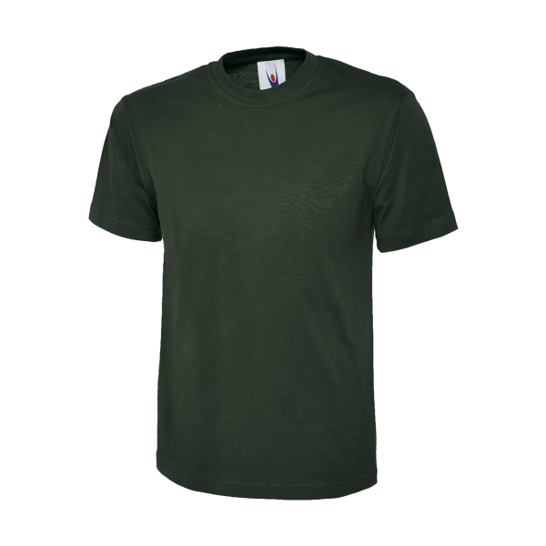 UC302 Bottle Green - Uneek Premium T-shirt