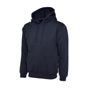 UC501 Navy - Uneek Premium Hooded Sweatshirt