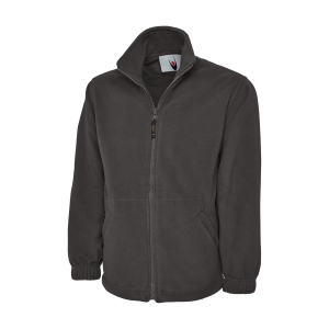 UC601 Charcoal - Uneek Premium Full Zip Micro Fleece Jacket