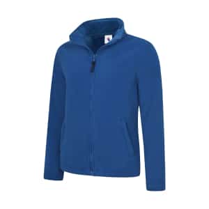 UC608 ROYAL - Uneek Classic Full Zip Fleece Jacket - Ladies Fit