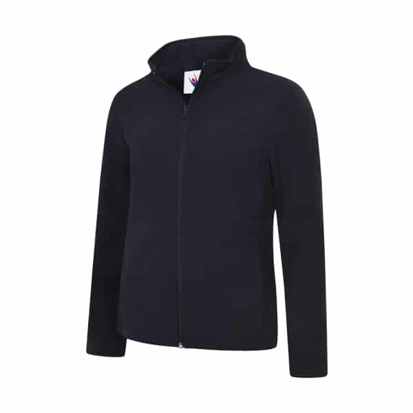 UC613 NAVY - Uneek Classic Full Zip Soft Shell Jacket - Ladies Fit