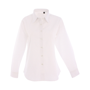 UC703 White - Uneek Ladies Pinpoint Oxford Full Sleeve Shirt
