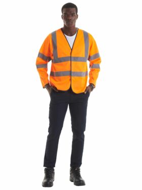 Uneek Long Sleeve Hi-Vis Vest