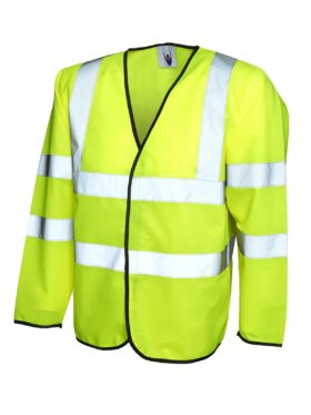 Uneek Long Sleeve Hi-Vis Vest