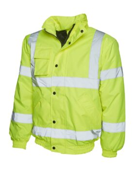 Uneek Hi Vis Bomber Jacket