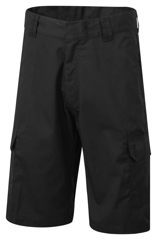 Plain Workwear Shorts - Black