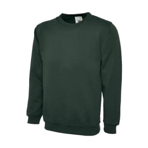UX3 BOTTLE GREEN - Uneek UX Sweatshirt - Ladies Fit