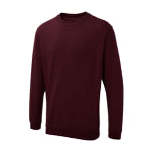 UX3 MAROON - Uneek UX Sweatshirt - Ladies Fit