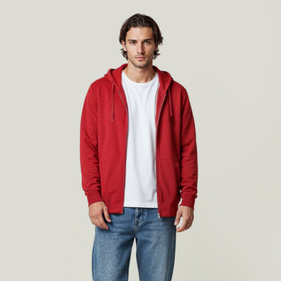 Untagged Movement Full Zip Hoodie 3 male wearing untagged movemen