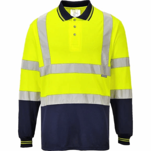Portwest Two-tone long sleeve polo