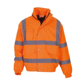 Essential Workwear Hi-Vis Bomber Jacket (Clearance)