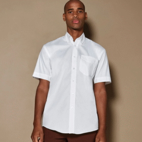 Kustom Kit Oxford Shirt Short-Sleeved
