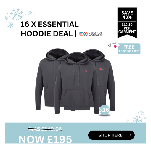 16 X Essential Hoodie Deal - Essential Workwear