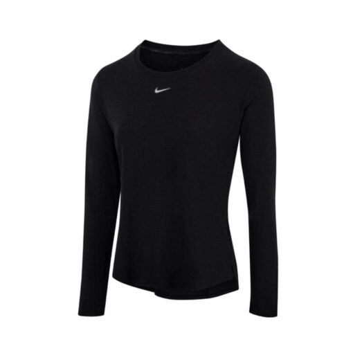 Womens-Nike-One-Luxe-Dri-Fit-Long-Sleeve-Standard-Fit-Top-BRS