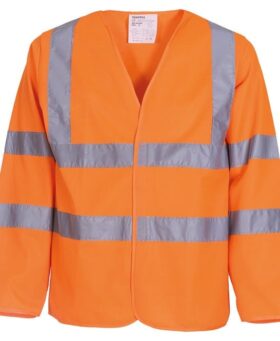 Yoko Hi-vis long sleeve waistcoat