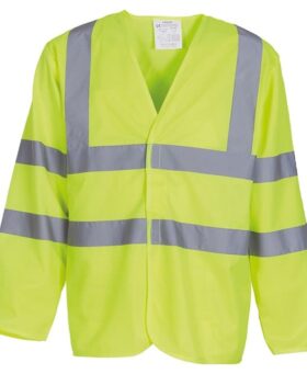 Yoko Hi-vis long sleeve waistcoat