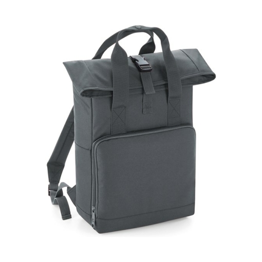 bg118 graphitegrey ft - Bagbase Twin Handle Roll-Top Backpack