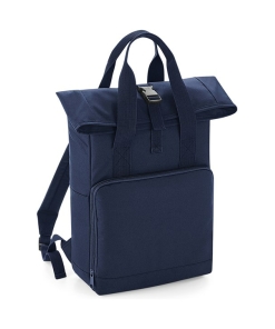 bg118 navydusk ft2 - Bagbase Twin Handle Roll-Top Backpack