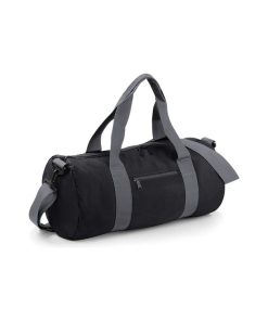bg140 black grey ft2 - Bagbase Original Barrel Bag