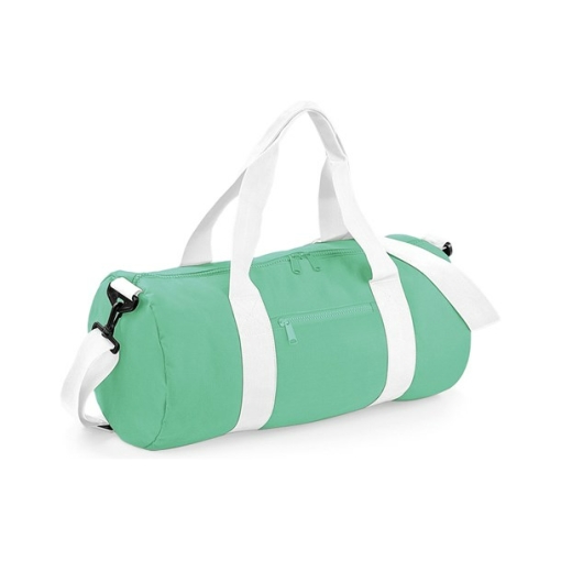 bg140 mintgreen white ft2 - Bagbase Original Barrel Bag