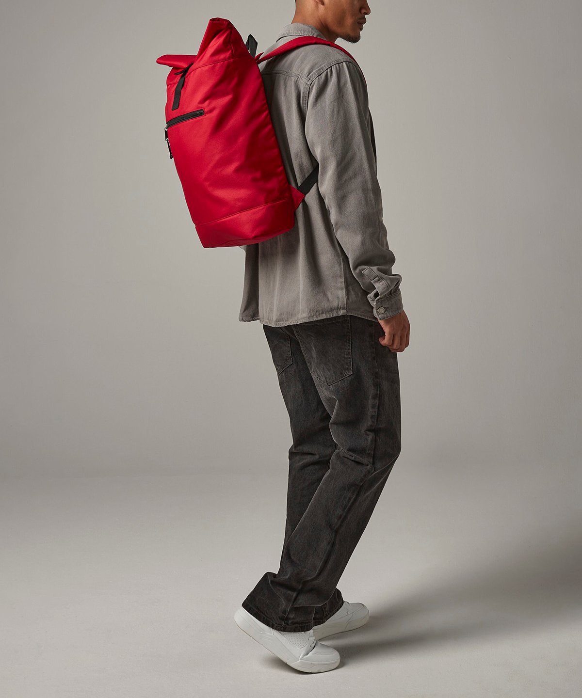 Recycled rolled-top backpack 3 Recycled rolled-top backpack