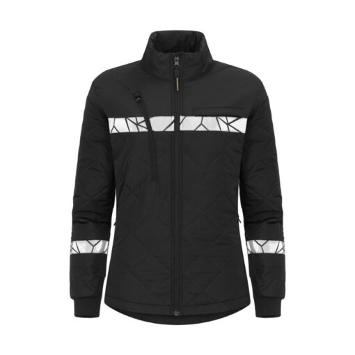 black front view of jacket